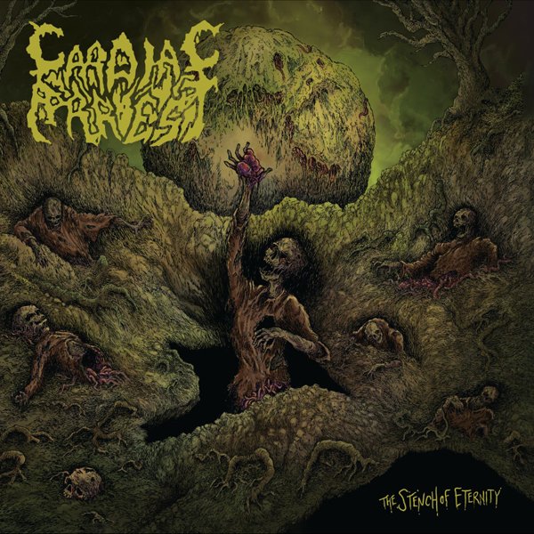 CD cover art: grotesque illustration of figures emerging from the earth.