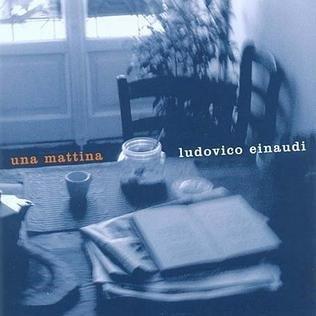 Ludovico Einaudi's "Una Mattina" CD cover with a still life scene.