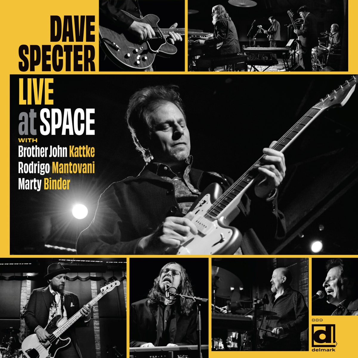 Vinyl album cover featuring Dave Specter and musicians performing live.
