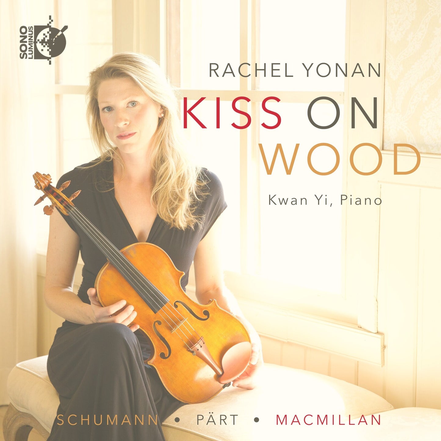 CD cover featuring violinist Rachel Yonan and pianist Kwan Yi.