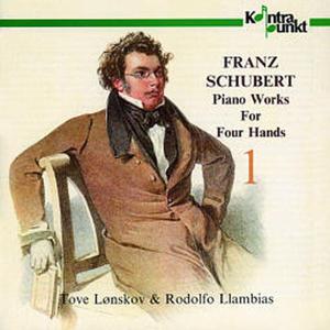 CD cover featuring a portrait of Franz Schubert and text details.