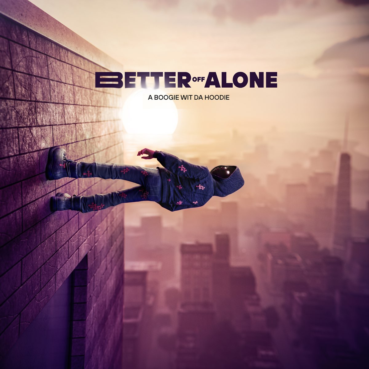 CD cover for A Boogie Wit da Hoodie’s “Better Off Alone” album.