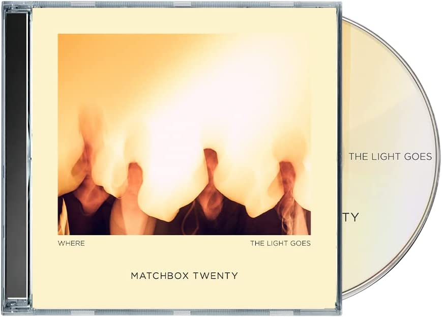 Matchbox Twenty CD case with figures silhouetted against a bright light.