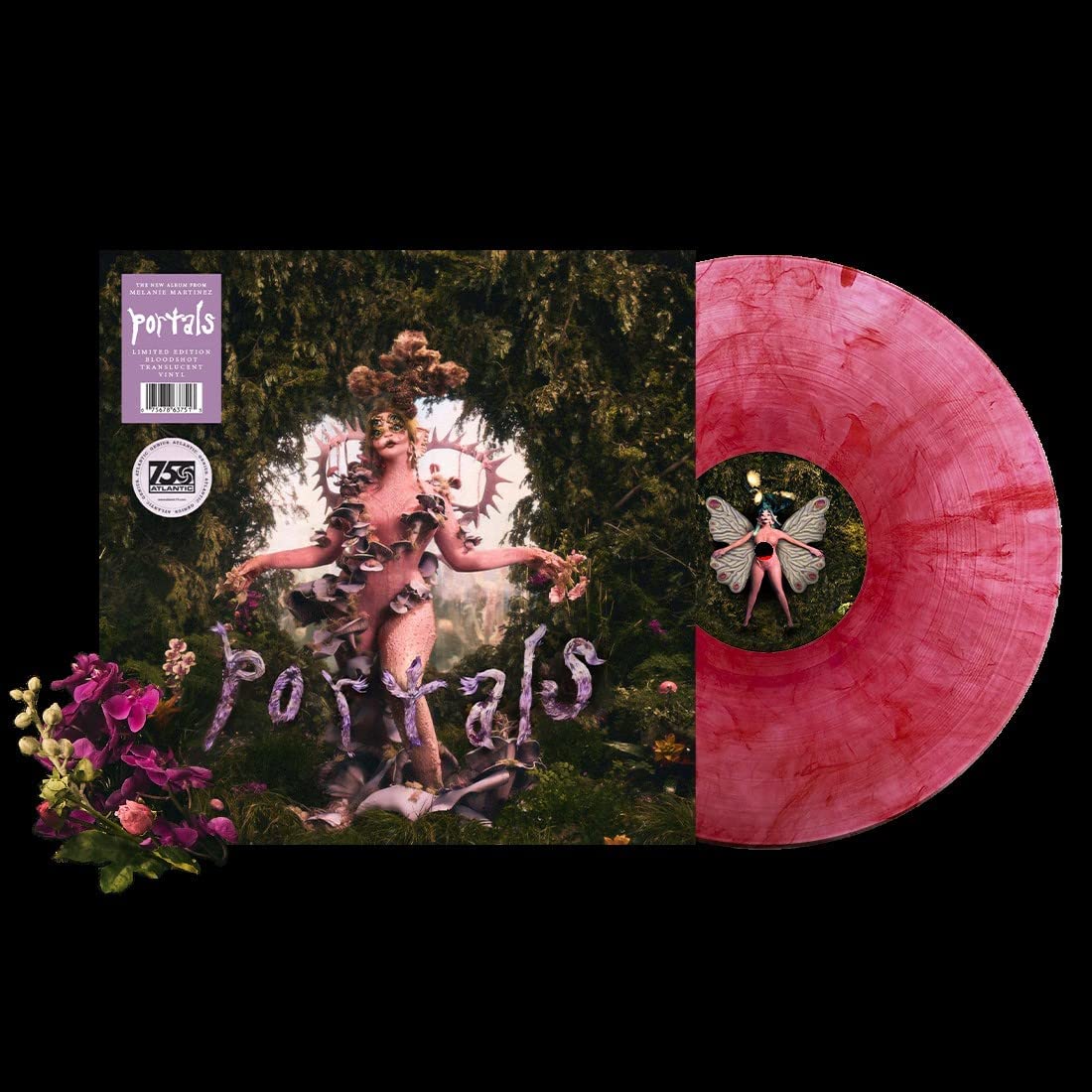 Melanie Martinez "Portals" vinyl record with pink and translucent disc.