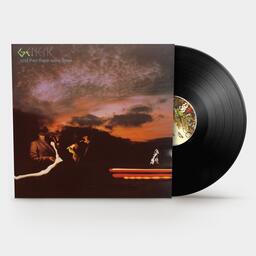 Genesis “…And Then There Were Three…” vinyl record with landscape cover.