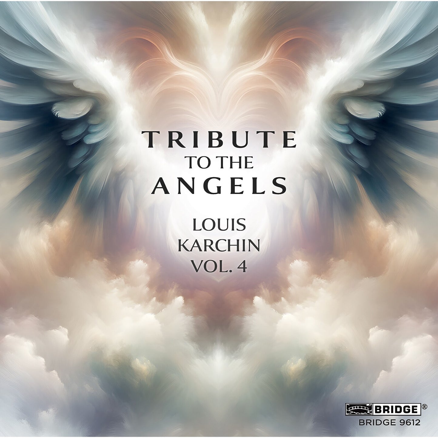 CD cover with angel wings and clouds, text “Tribute to the Angels.”