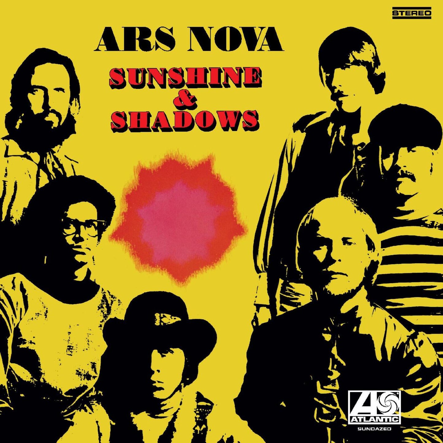 Album cover for Ars Nova’s “Sunshine & Shadows” with silhouetted figures.