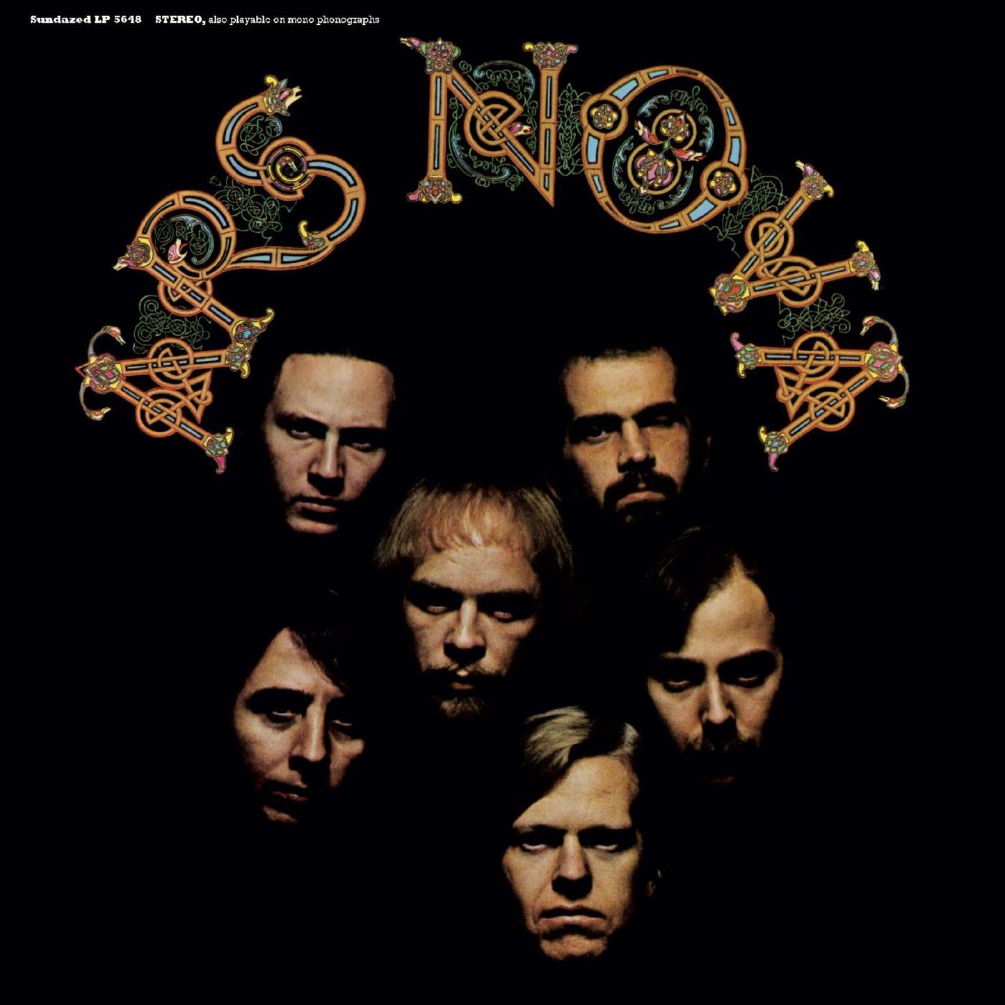 Ars Nova album cover: band portrait with ornate Celtic-style design.