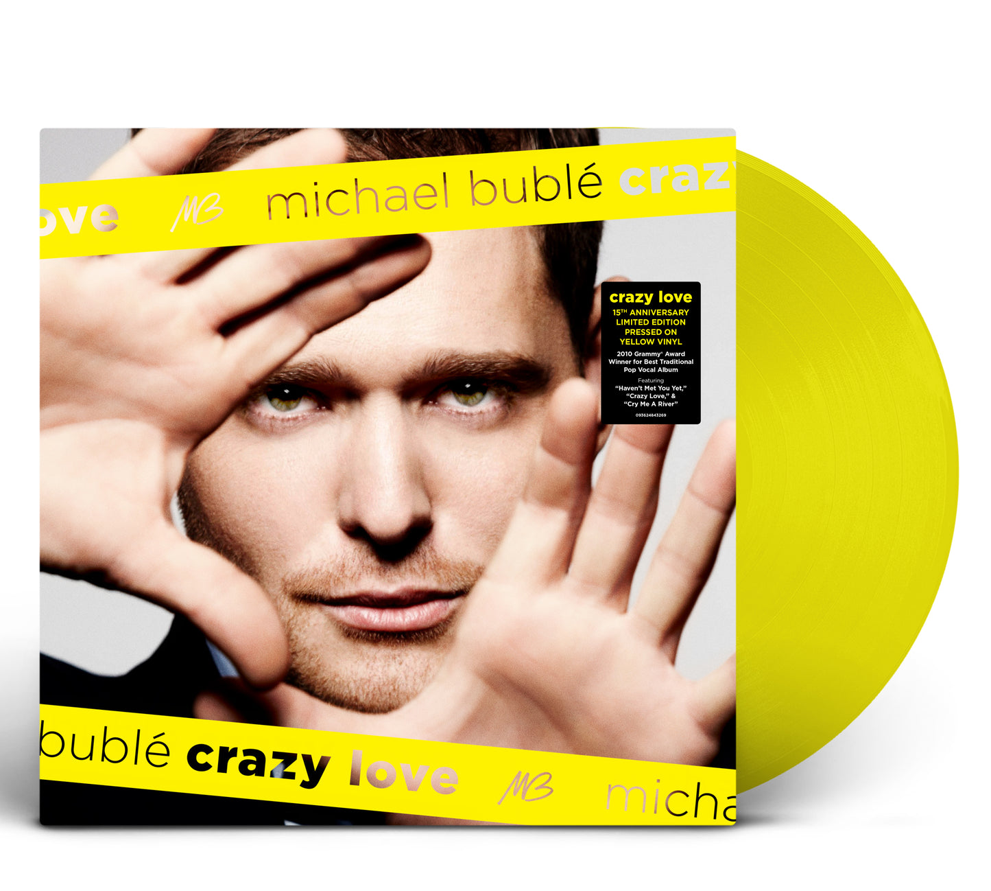 Michael Bublé “Crazy Love” vinyl record with a portrait cover.