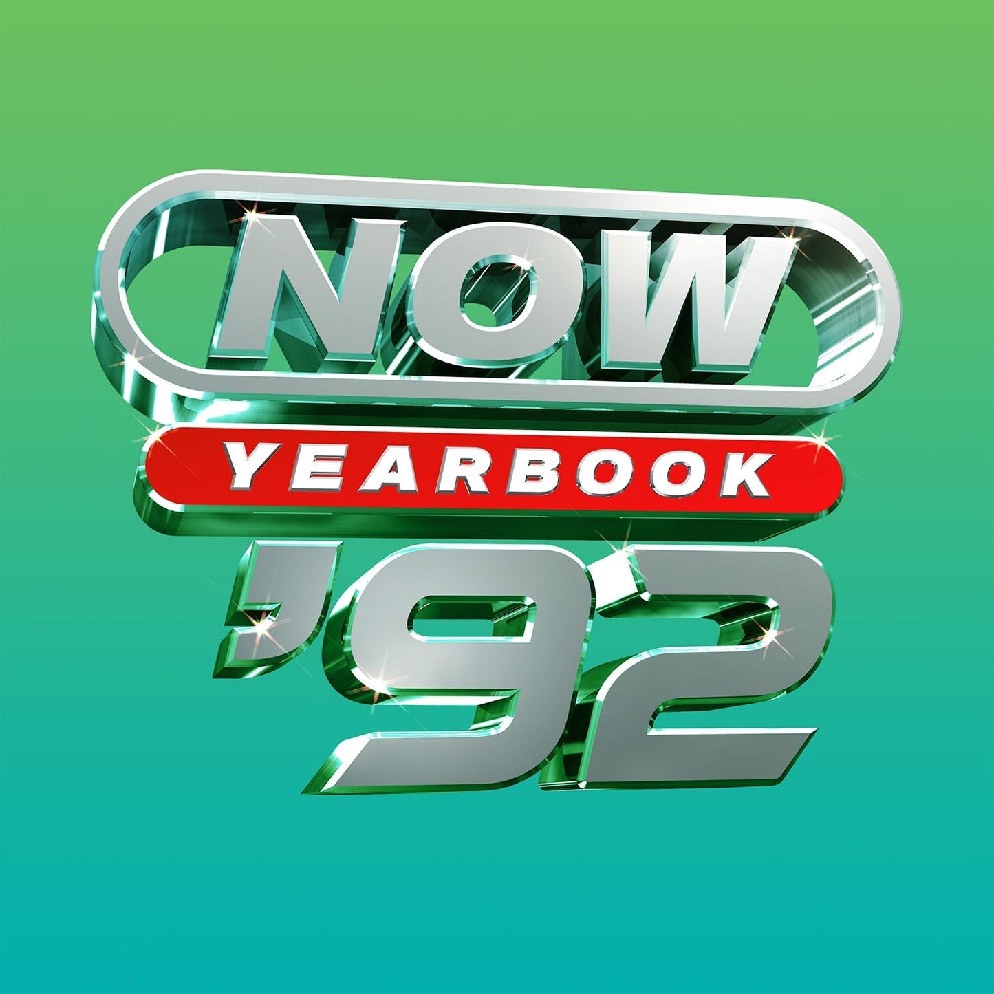 CD cover for “NOW – Yearbook 1992” with metallic lettering.