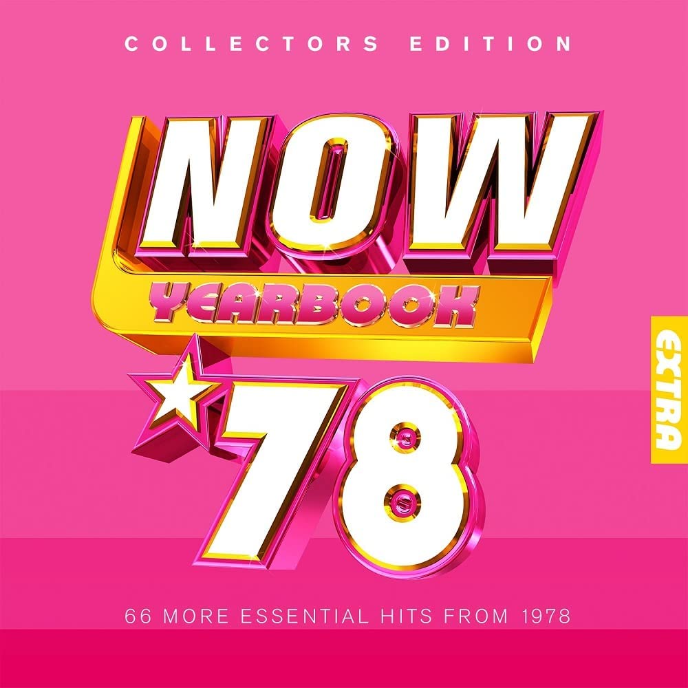 “NOW Yearbook Extra 1978” CD cover with bold text and star graphic.