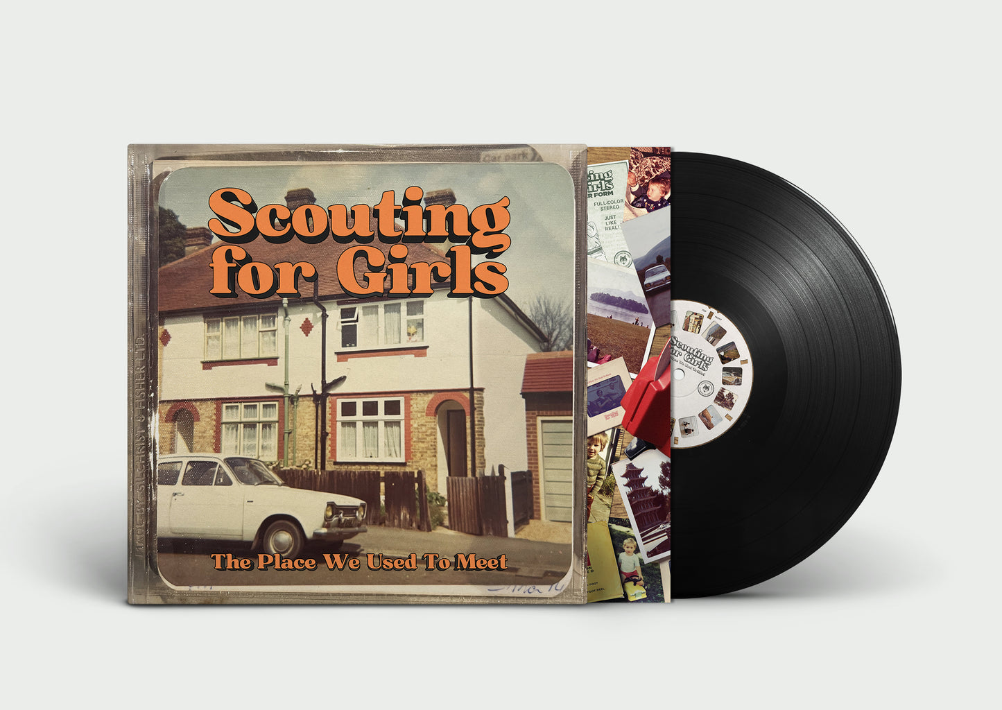 Scouting for Girls vinyl record with album cover depicting a house.