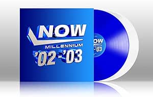 “NOW Millennium 2002-2003” vinyl 2LP record with blue cover and discs.