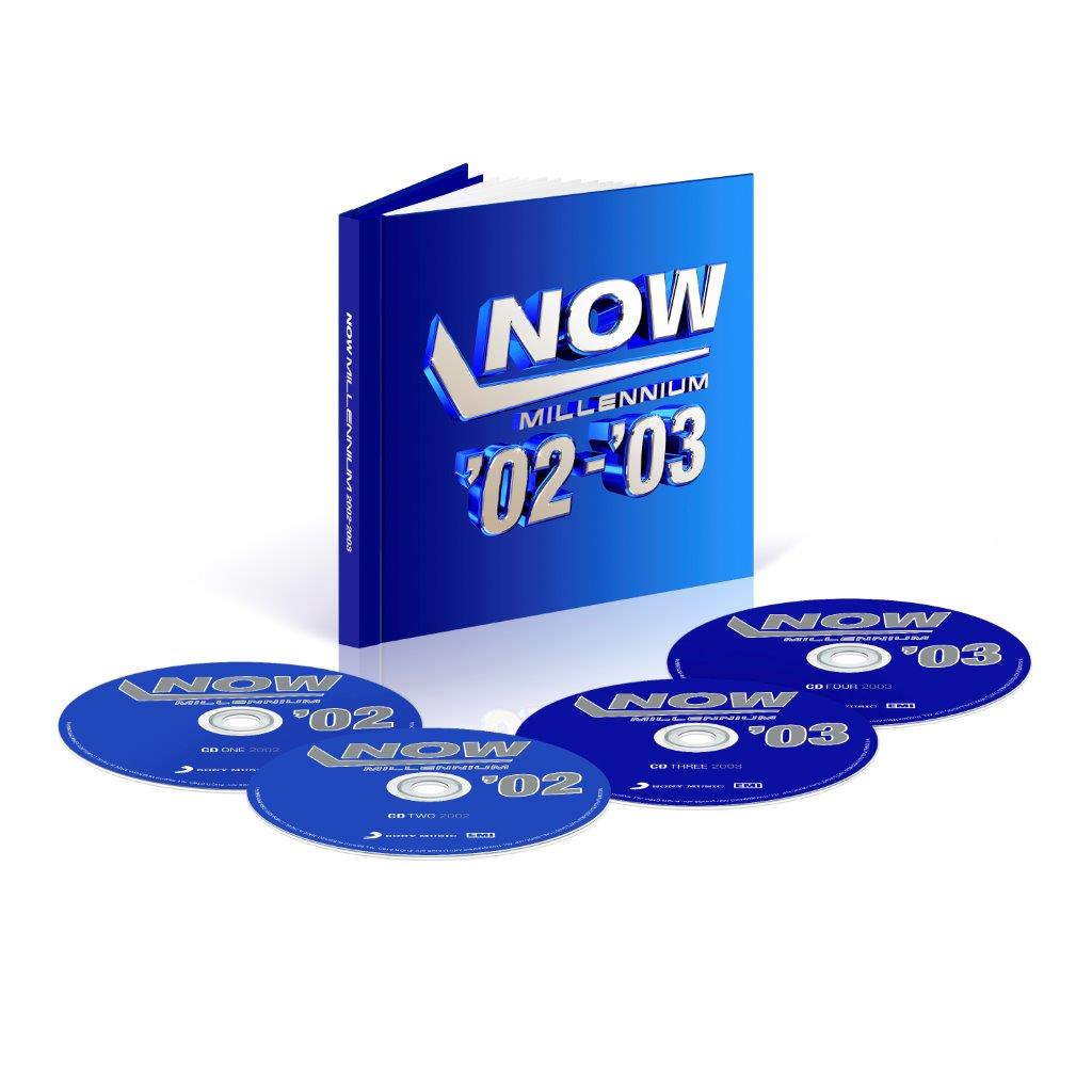 NOW Millennium 2002-2003 Special Edition CD case with multiple discs.