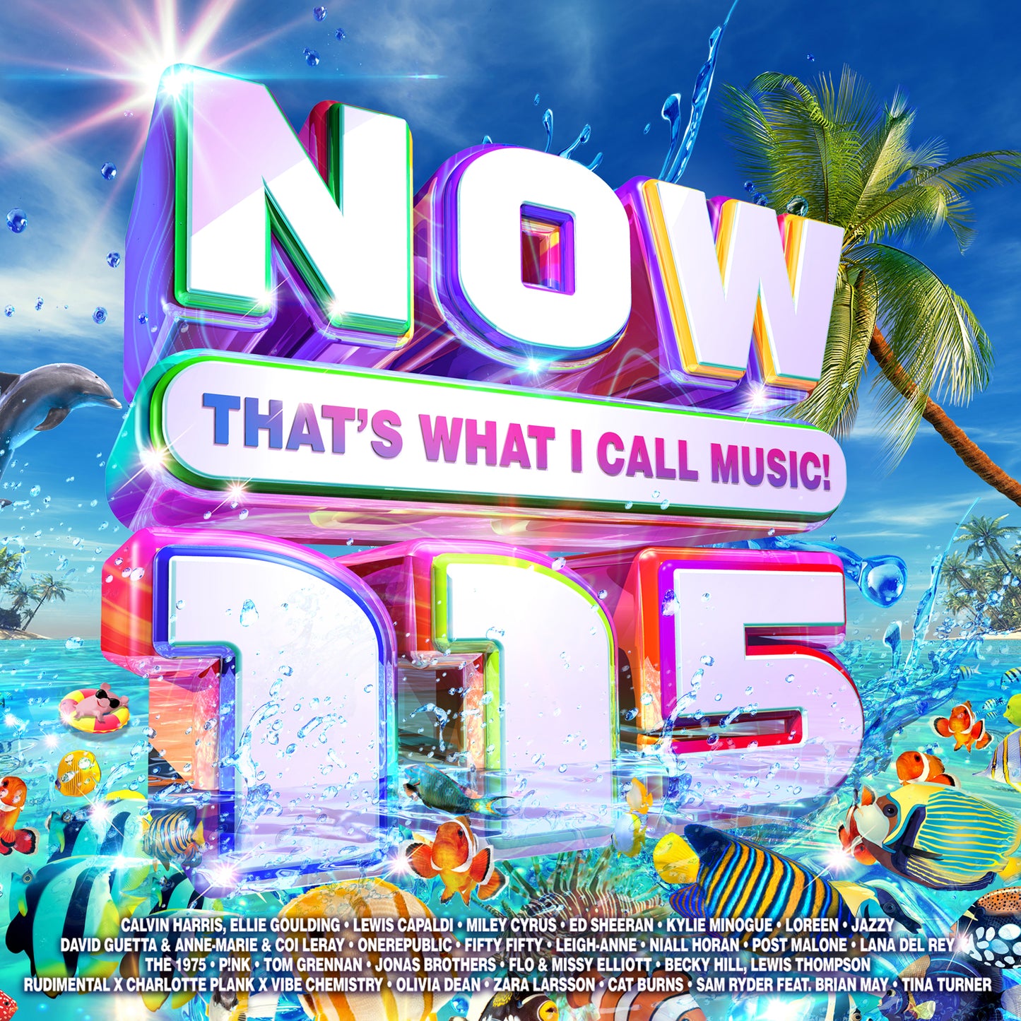CD cover for “NOW That’s What I Call Music! 115” with colorful graphics.