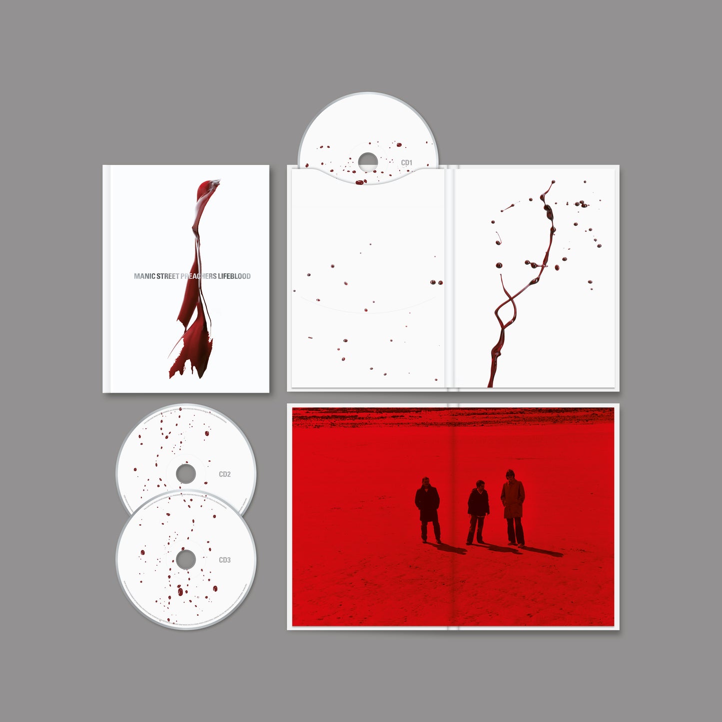 Manic Street Preachers “Lifeblood” 20th Anniversary bookset with three CDs.