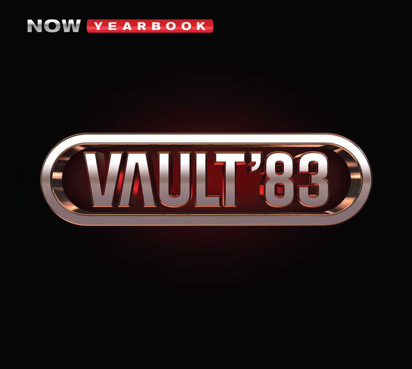 CD cover for "NOW Yearbook THE VAULT: 1983" with metallic text.