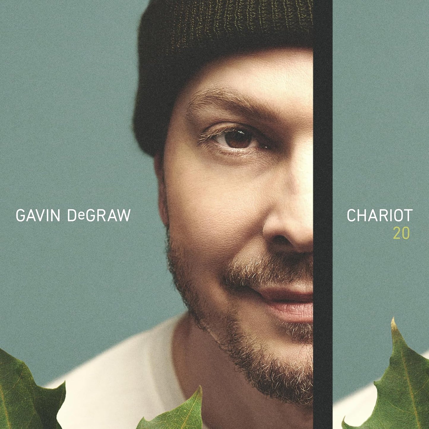 Gavin DeGraw album cover, "Chariot 20," featuring a portrait of the artist.