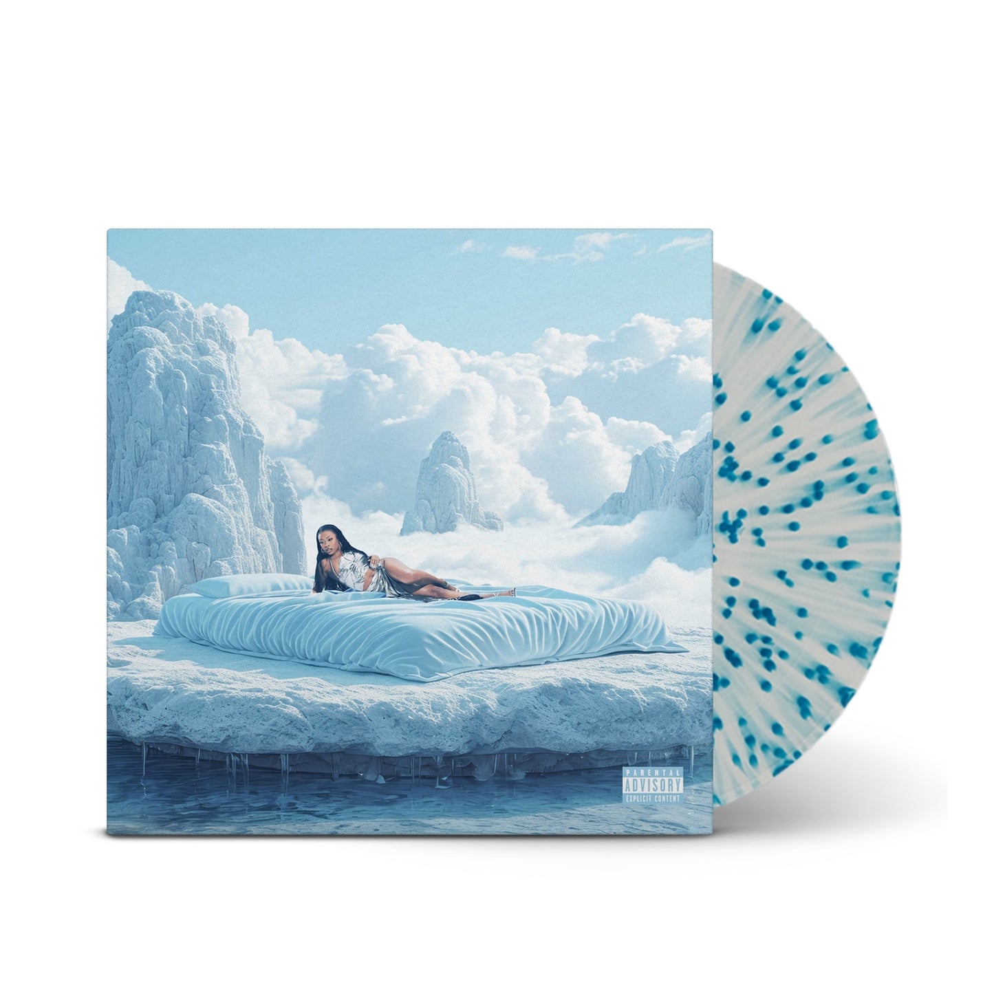 Vinyl record for Tink’s “Winters Diary 5” with icy landscape cover.