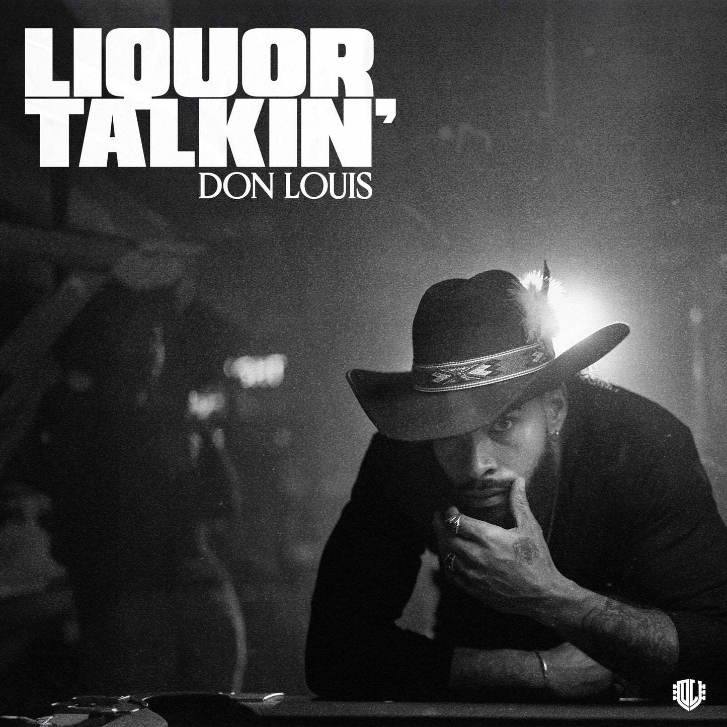 Vinyl record cover featuring Don Louis, a man in a cowboy hat.