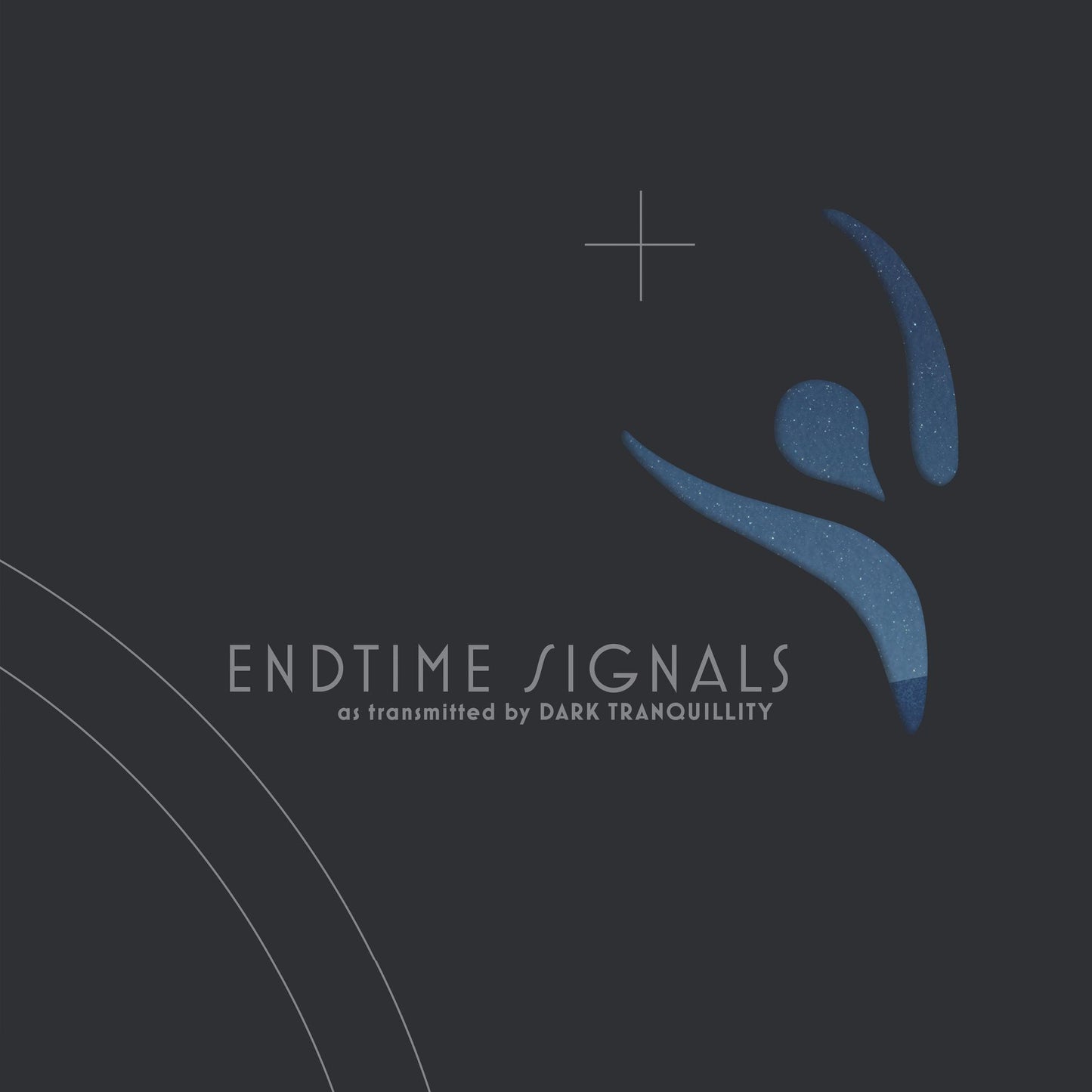 Dark Tranquillity "Endtime Signals" CD cover: dark background with abstract figure.