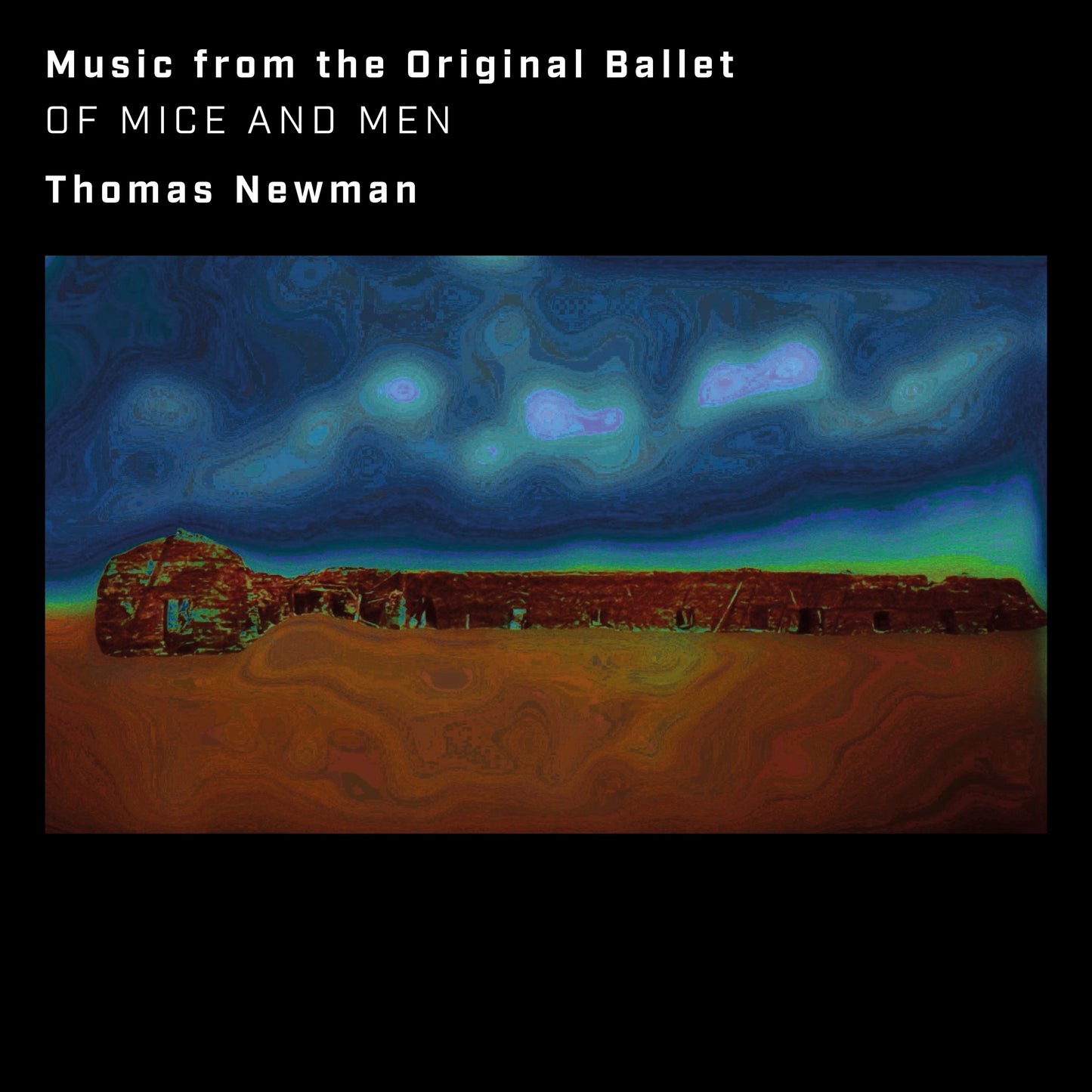 CD cover for "Of Mice And Men" ballet soundtrack by Thomas Newman.
