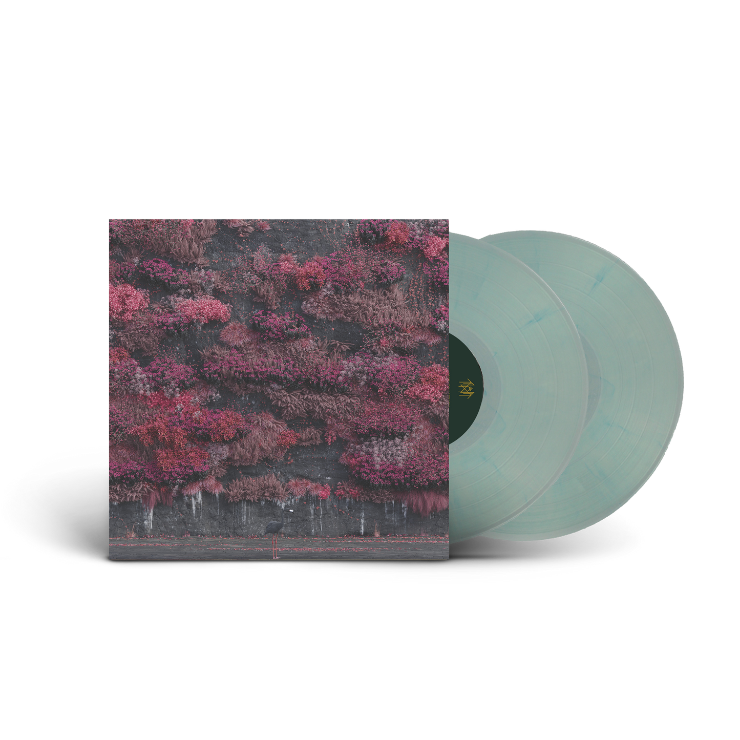 Blue vinyl LP of Sleep Token’s “Even In Arcadia” with floral cover art.
