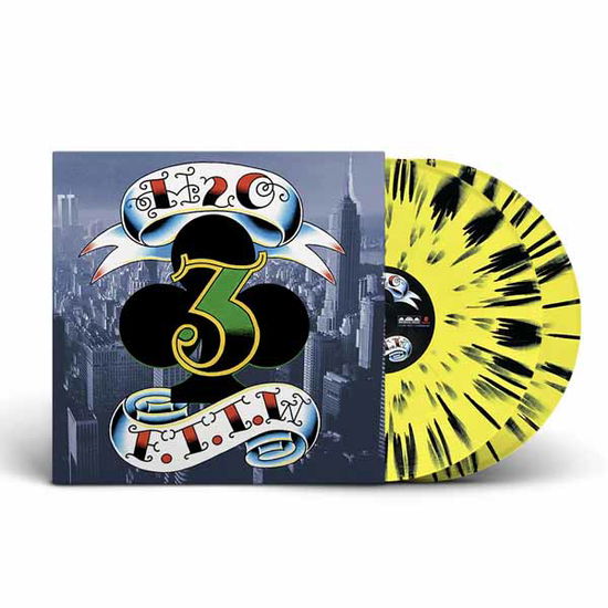 H2O album cover with yellow and black swirl vinyl record.