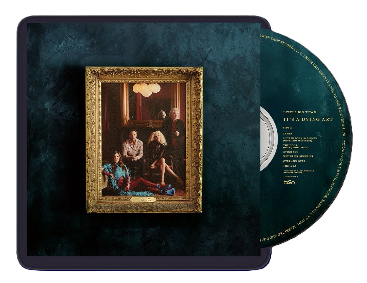 CD cover for Little Big Town’s “It’s A Dying Art,” featuring a framed portrait.