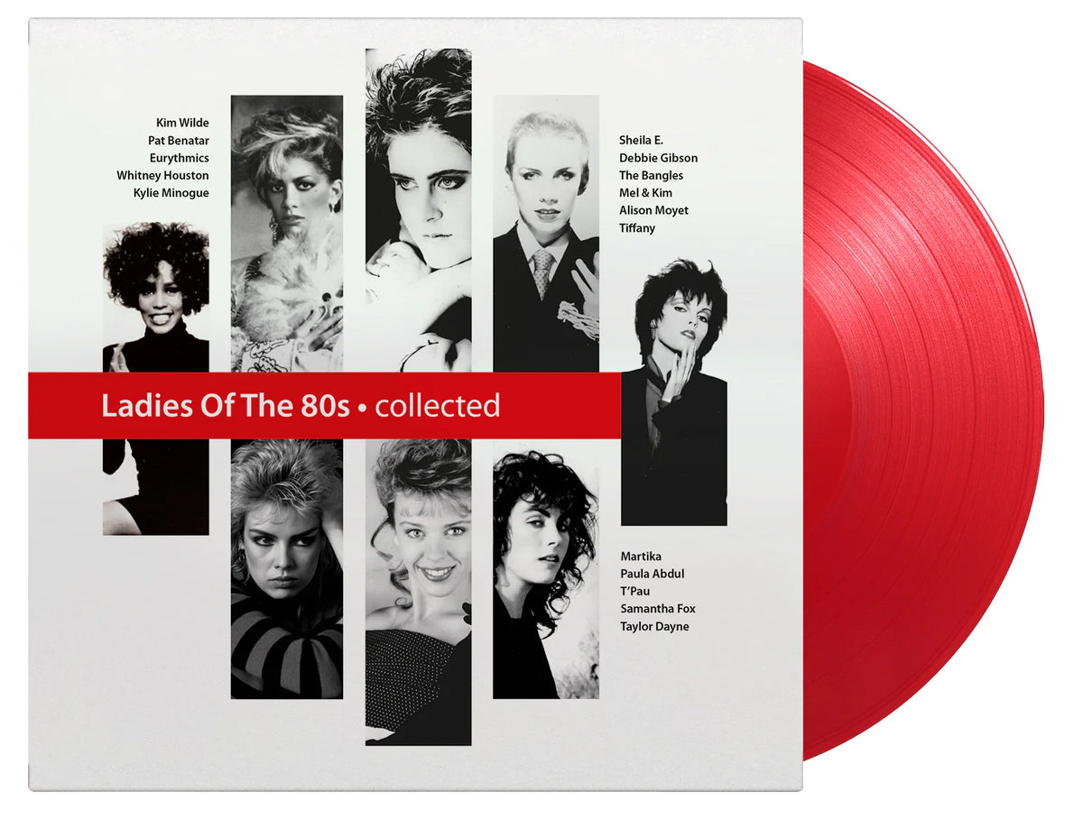 Record cover featuring portraits of female pop singers from the 1980s.
