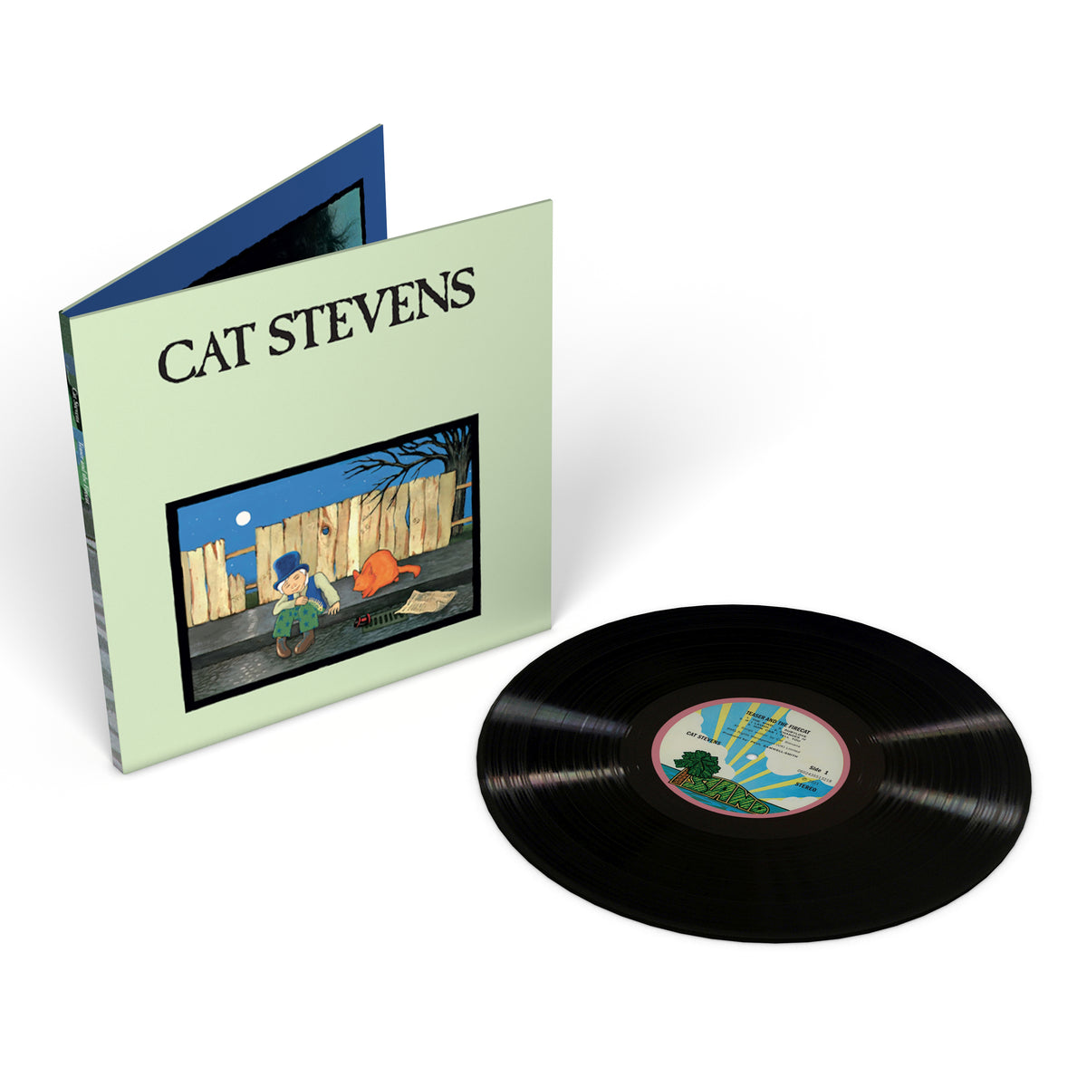 Cat Stevens album "Teaser And The Firecat" vinyl record and cover.