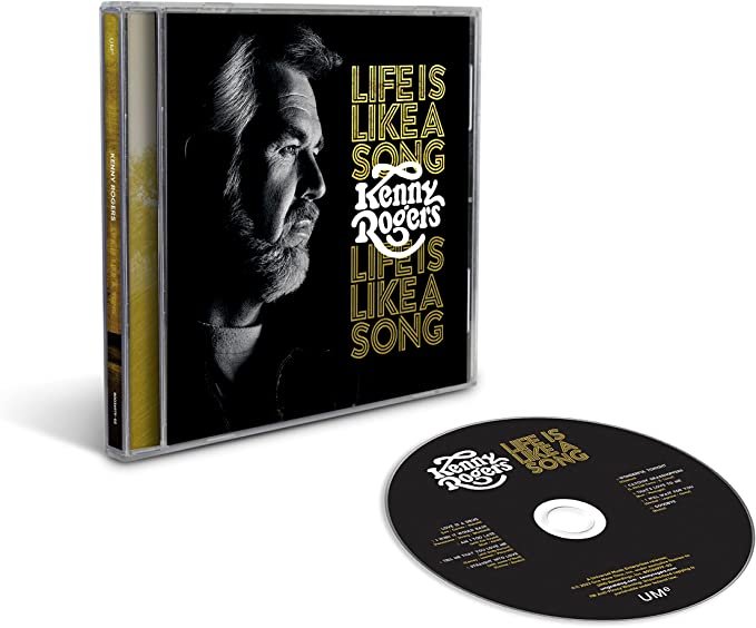 Kenny Rogers "Life Is Like A Song" CD case and disc shown.