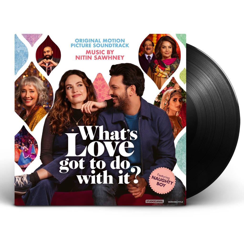 Nitin Sawhney “What’s Love Got To Do With It” vinyl record cover.