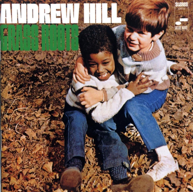 Album cover for Andrew Hill’s “Grass Roots” featuring two children playing.