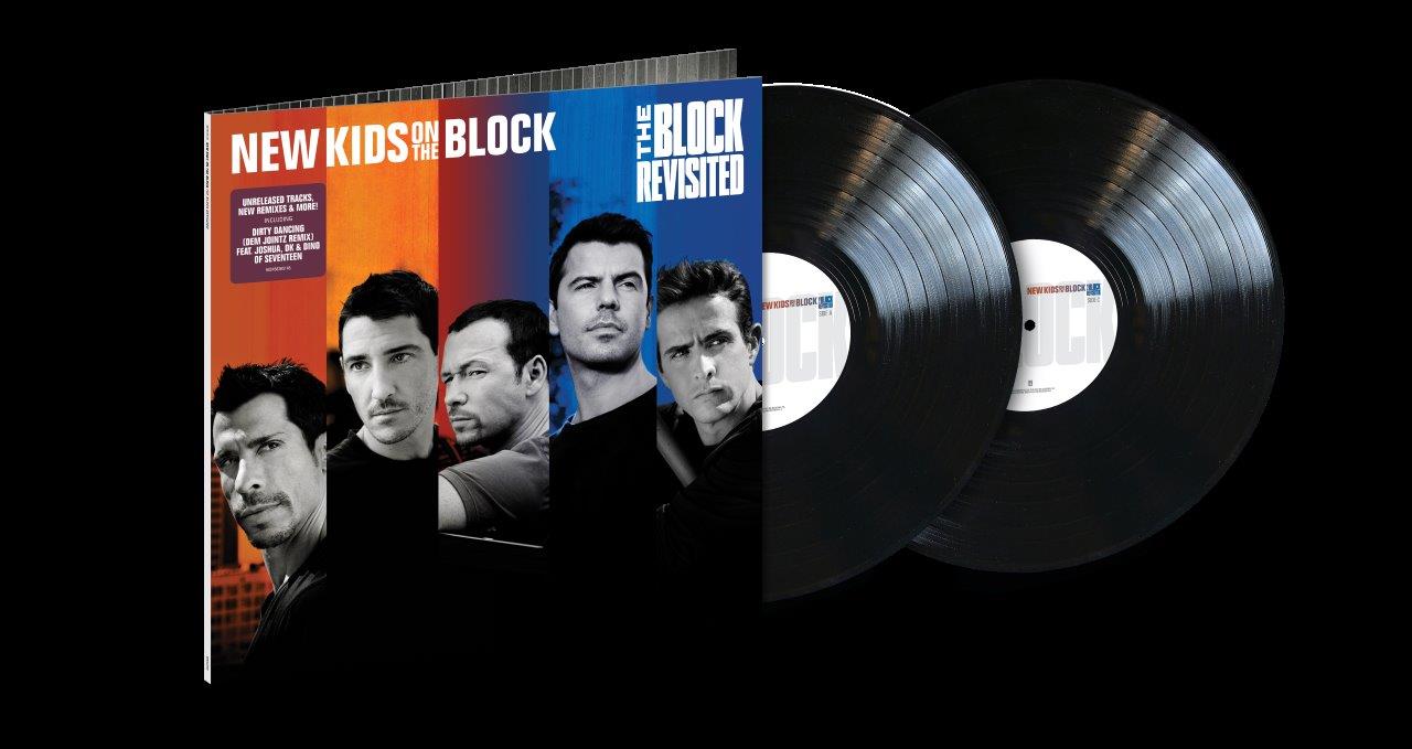 New Kids on the Block "The Block: Revisited" vinyl record album.