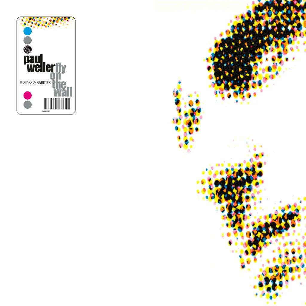 Paul Weller “Fly On The Wall” vinyl record cover with colorful dots.