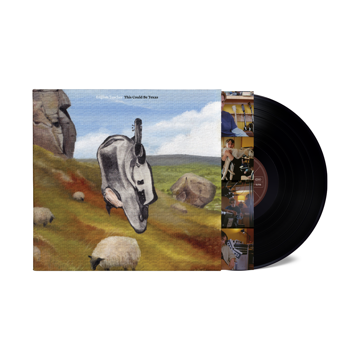 Vinyl record for English Teacher’s “This Could Be Texas” album, cover shown.