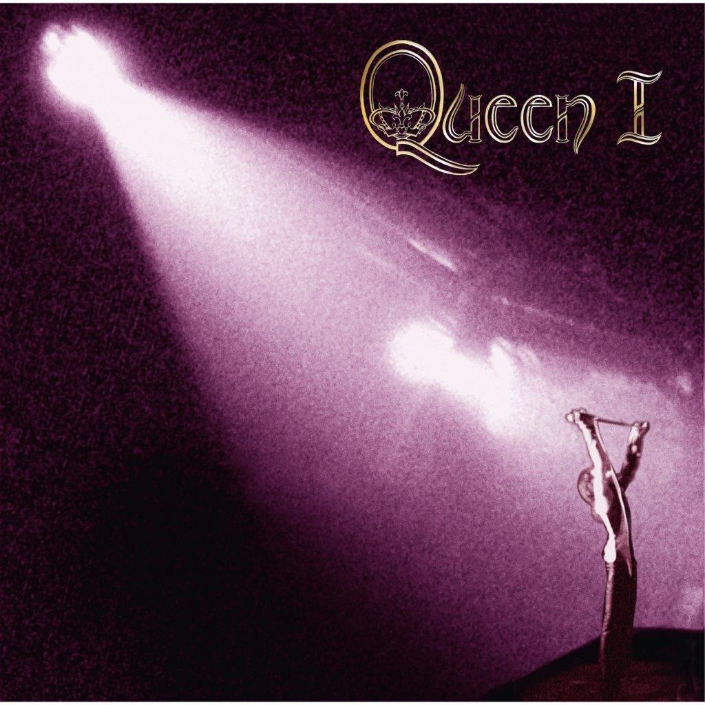 Queen album cover: purple stage lighting, silhouette of a figure.