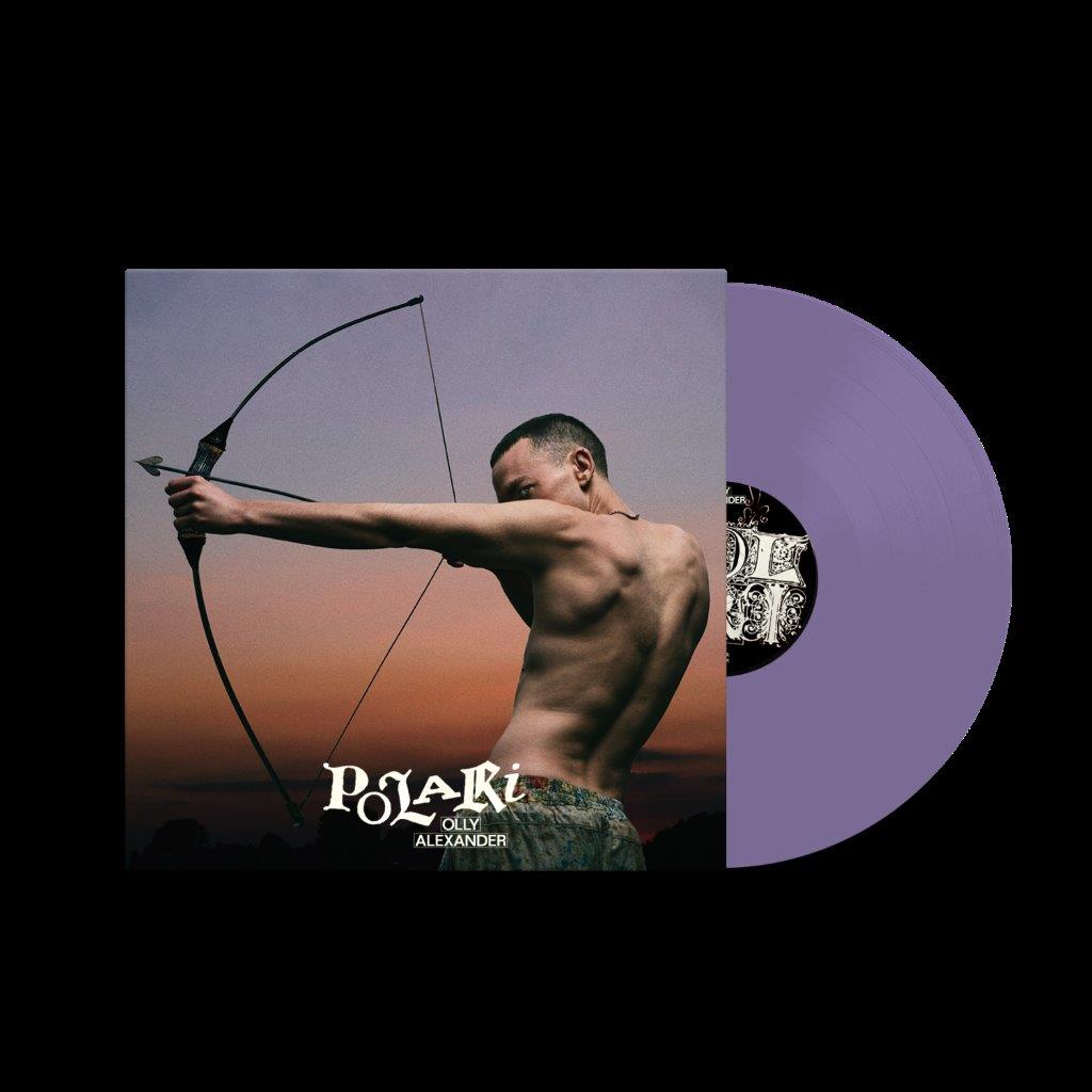 Olly Alexander's "Polari" vinyl cover: shirtless man with bow and arrow.