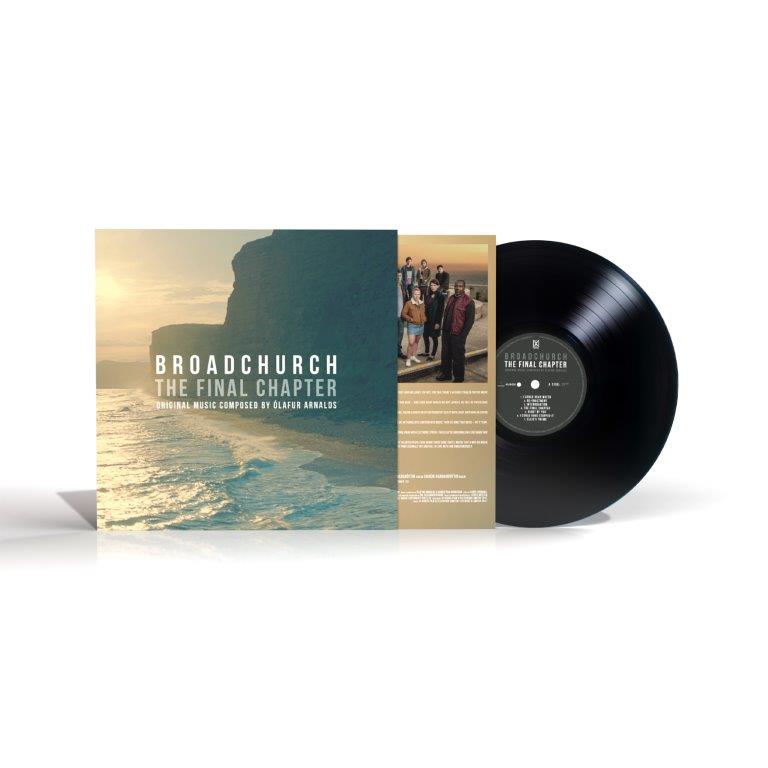 Vinyl record and album cover for Ólafur Arnalds’ “Broadchurch – The Final Chapter.”
