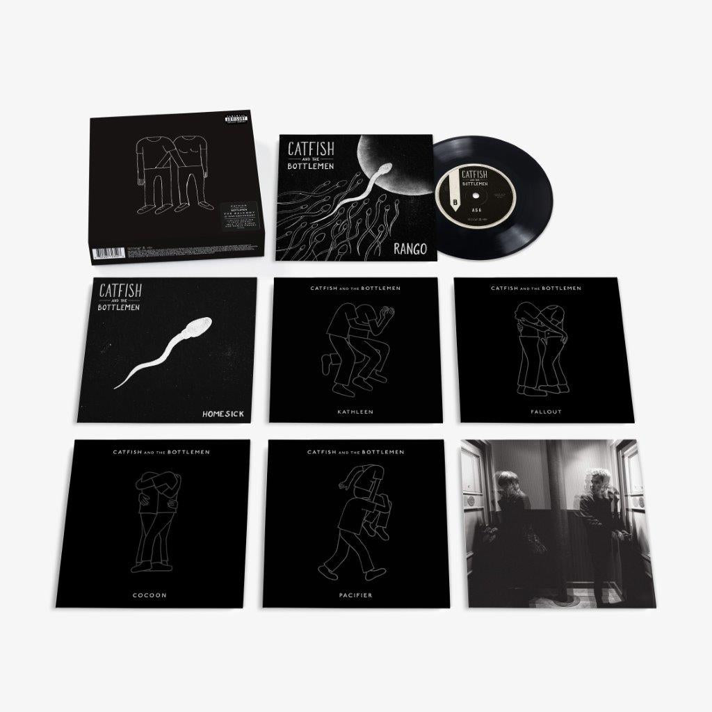 Black and white vinyl boxset of Catfish and the Bottlemen’s “The Balcony.”