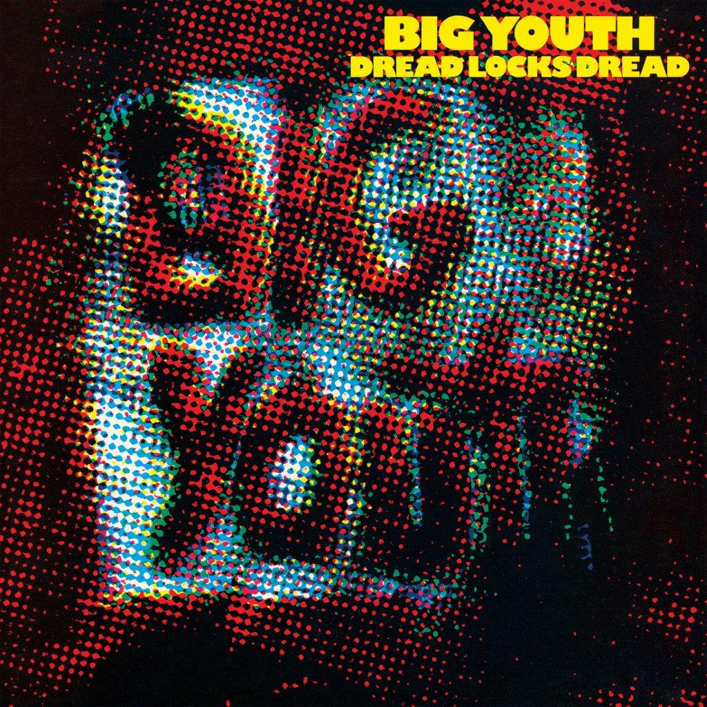 Album cover for Big Youth’s “Dread Locks Dread” with a dotted portrait.
