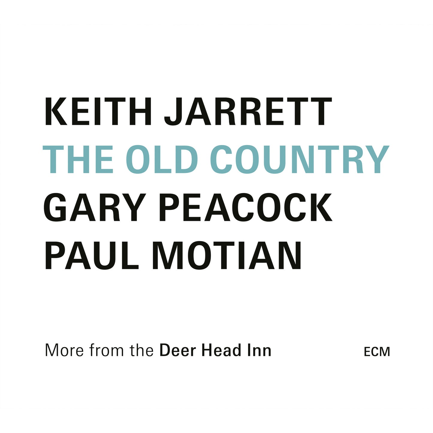 CD cover for Keith Jarrett’s “The Old Country” with artist names.