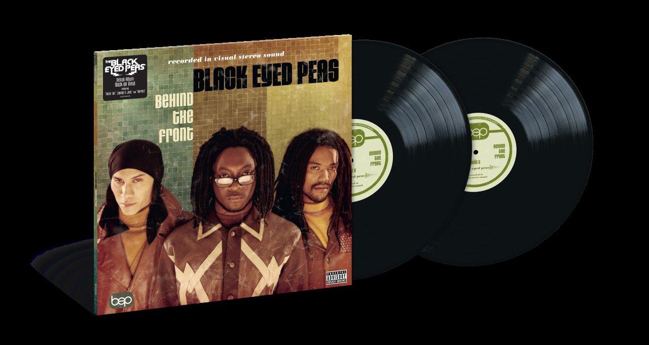The Black Eyed Peas "Behind The Front" vinyl album with two records.