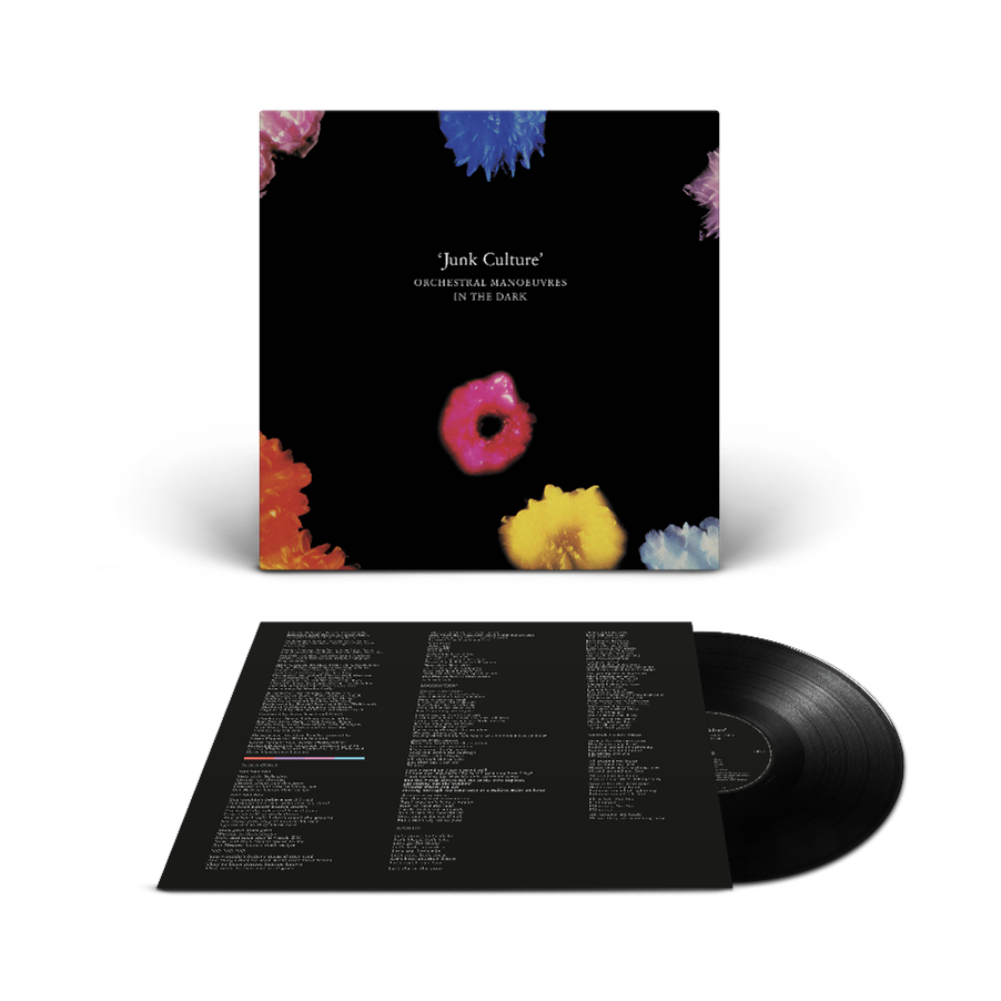 Vinyl record of Orchestral Manoeuvres In The Dark’s “Junk Culture” album.