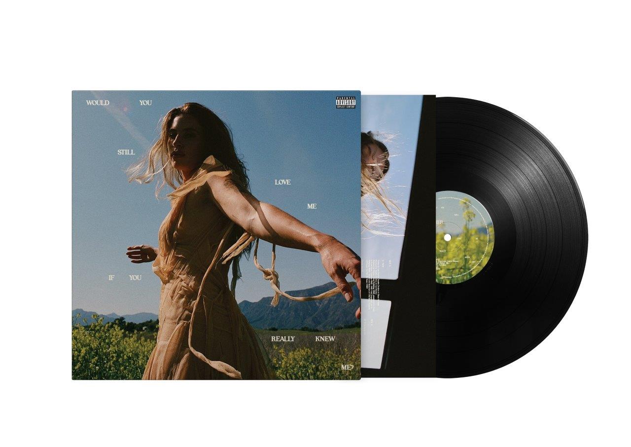 FLETCHER album cover and black vinyl record on a white background.