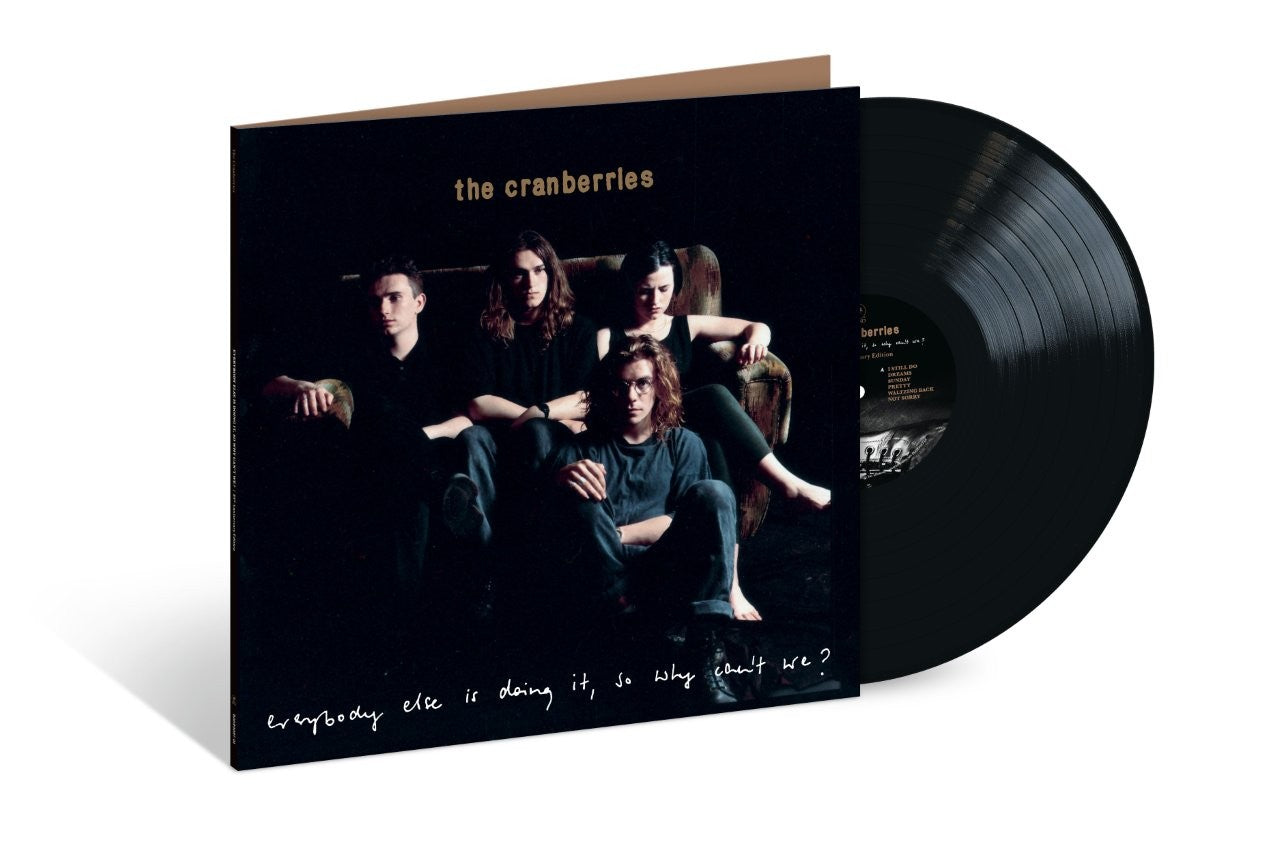 The Cranberries album cover and a black vinyl record shown together.