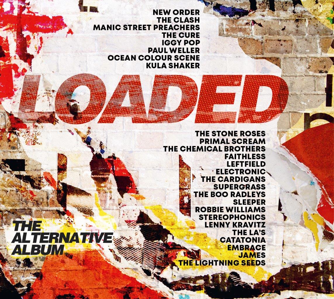 Album cover with "LOADED" in red text over a distressed, colorful brick wall.