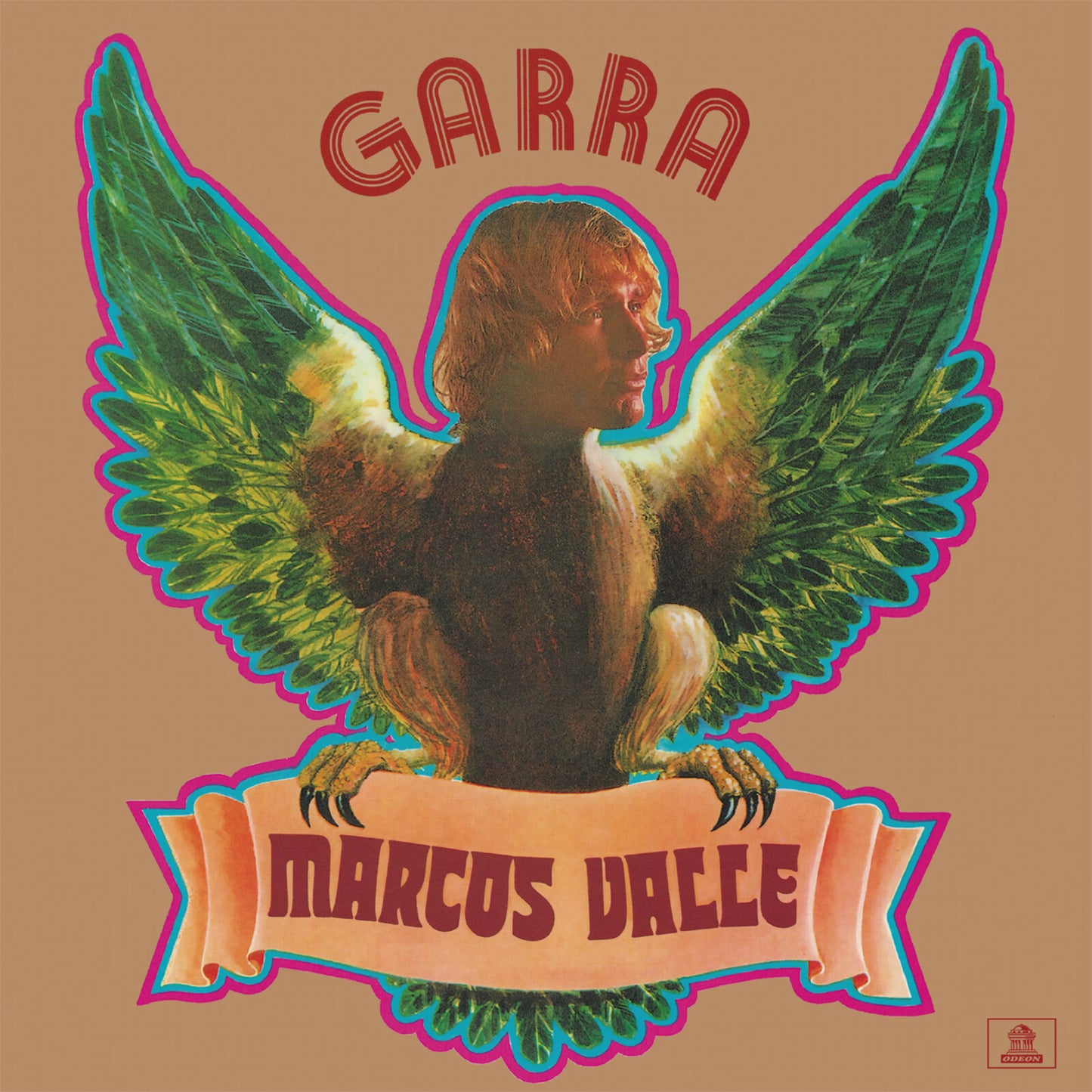 Album cover: winged figure with a human face and the name "Marcos Valle".