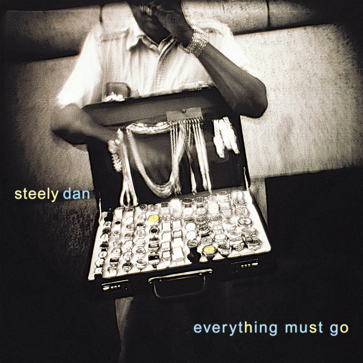 Steely Dan album cover: open briefcase filled with watches and jewelry.